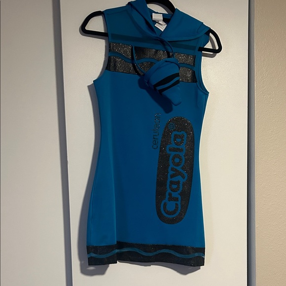 Crayola Cerulean Kasi Dress